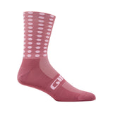 Giro Comp Racer High Rise Sock   Dusty Rose Linocut