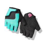 Giro Bravo Jr Youth Glove   Screaming Teal/Neon Pink