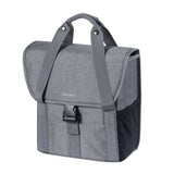 basil go single bag single pannier grey