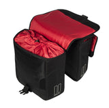 basil sport design double bag black open
