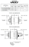 Vault J bend Hub Dimensions