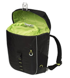 basil miles bicycle bag 17l black open