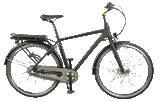 Volterra e bike Mens 7spd Black